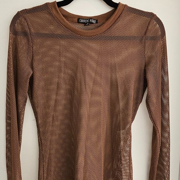 Dollskill Mesh Top Brown - Picture 2 of 3